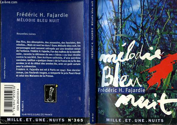 FREDERIC H. FAJARDIE: MELODIE BLEU NUIT - NOUVELLES NOIRES