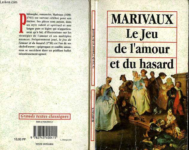 LE JEU DE L'AMOUR ET DU HASARD