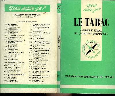 Que sais-je? N 87 Le tabac