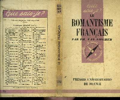 Que sais-je? N 123 Le romantismes franais