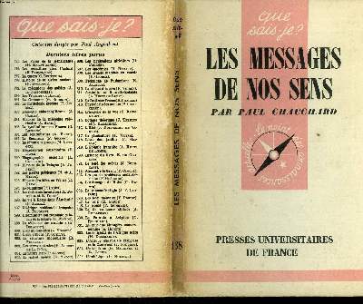 Que sais-je? N 138 Les messages de nos sens