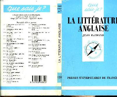 Que sais-je? N 159 La littrature anglaise