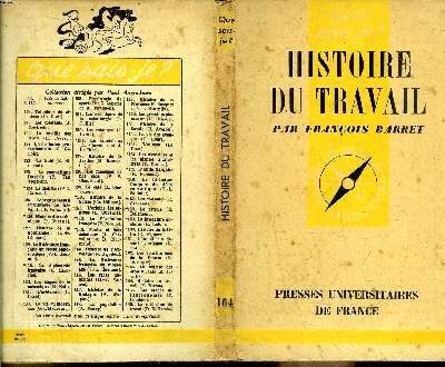 Que sais-je? N 164 Histoire du travail