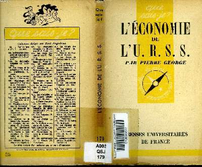 Que sais-je? N 179 L'conomie de l'U.R.S.S.