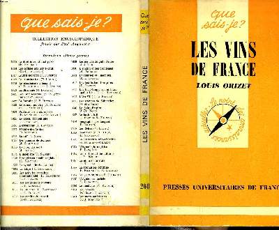 Que sais-je? N 208 Les vins de France