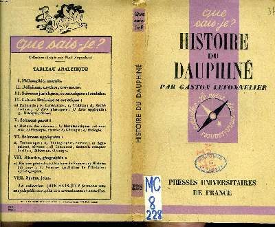 Que sais-je? N 228 Histoire du Dauphin