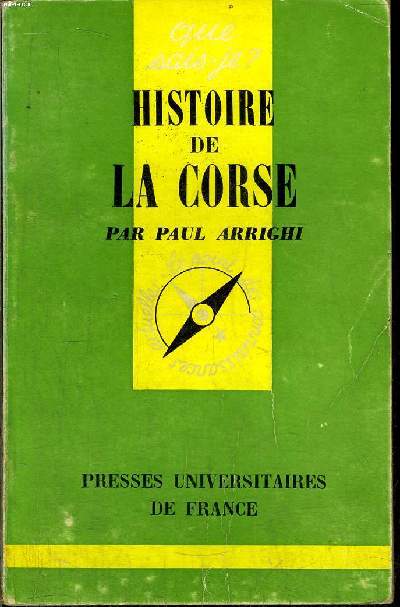 Que sais-je? N 262 Histoire de la Corse