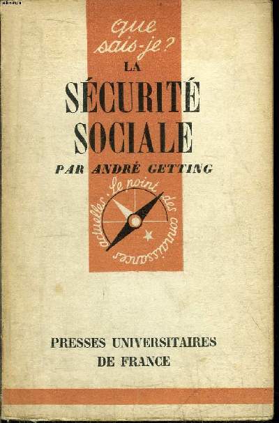 Que sais-je? N 294 La Scurit Sociale