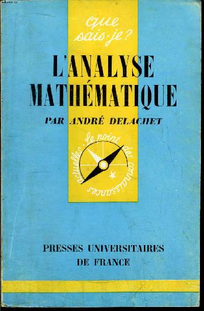 Que sais-je? N 378 L'analyse mathmatique