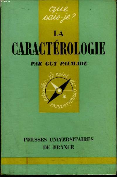 Que sais-je? N 380 La caractrologie