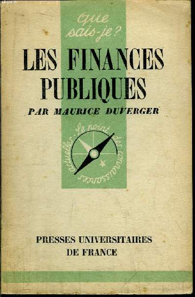 Que sais-je? N 415 Les finances publiques