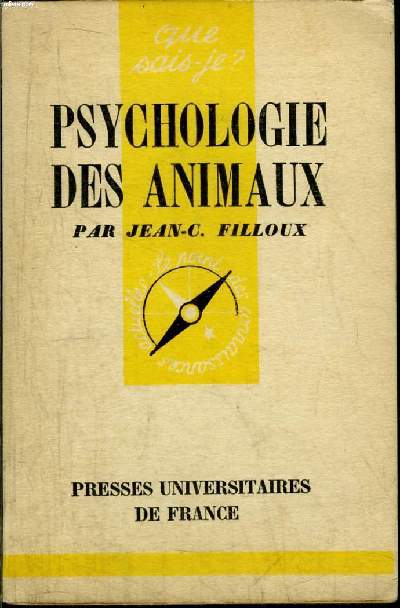 Que sais-je? N 419 Psychologie des animaux