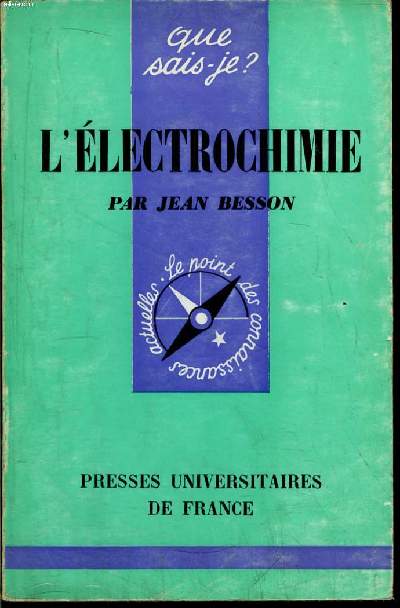 Que sais-je? N 437 L'lectrochimie