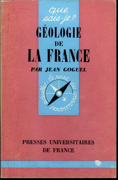 Que sais-je? N 443 Gologie de la France