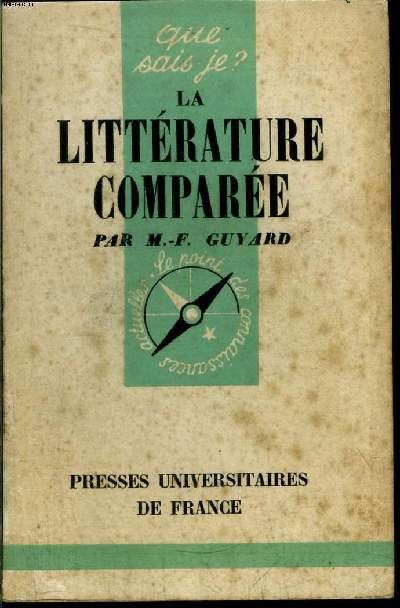 Que sais-je? N 499 La littrature compare