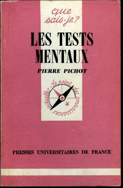 Que sais-je? N 626 Les tests mentaux