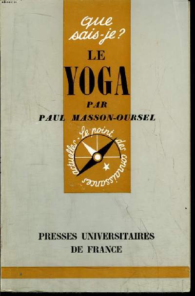 Que sais-je? N 643 Le yoga