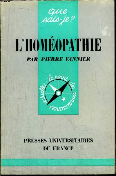 Que sais-je? N 677 L'homopathie