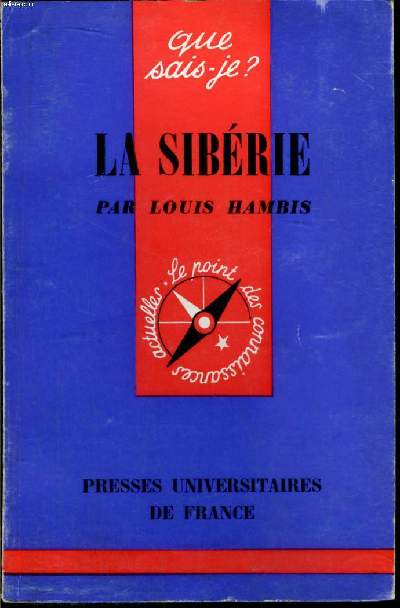 Que sais-je? N 736 La Sibrie