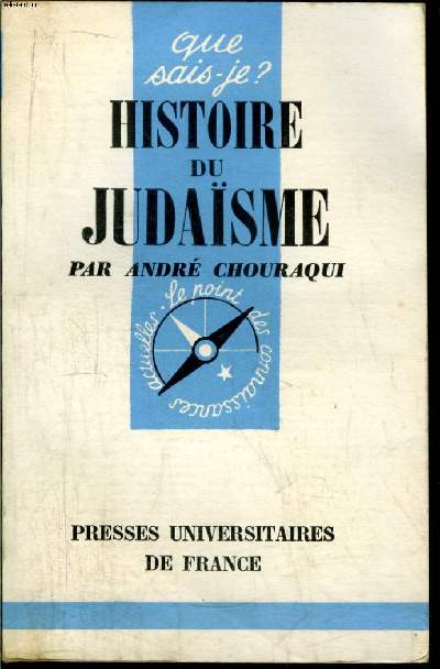 Que sais-je? N 750 Histoire du judasme