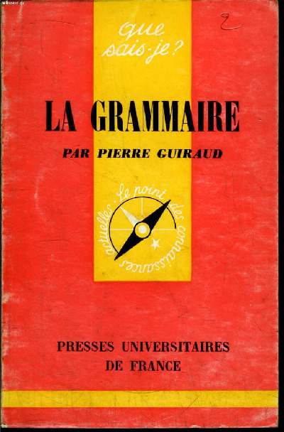 Que sais-je? N 788 La grammaire