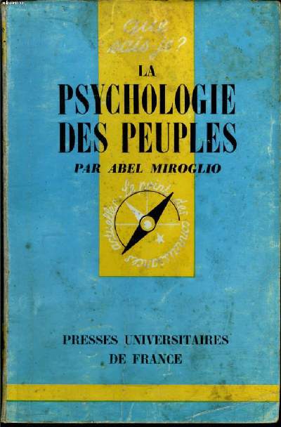 Que sais-je? N 798 La psychologie des peuples