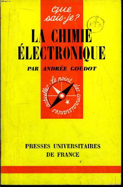 Que sais-je? N 874 La chimie lectronique