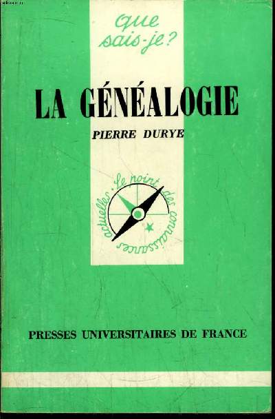 Que sais-je? N 917 La gnalogie