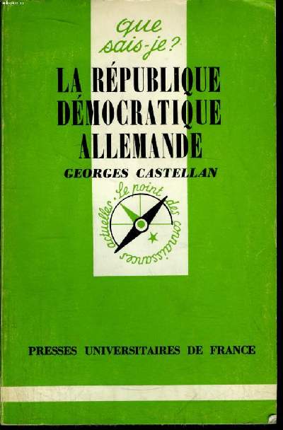 Que sais-je? N 964 La Rpublique Dmocratique Allemande