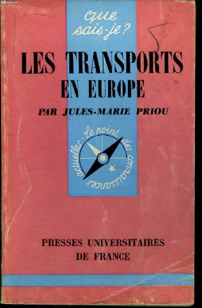 Que sais-je? N 1053 Les transports en Europe