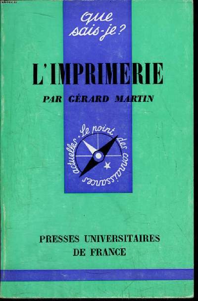 Que sais-je? N 1067 L'imprimerie