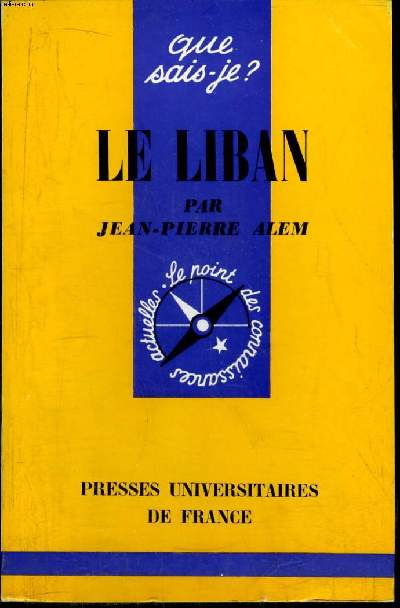 Que sais-je? N 1081 Le Liban