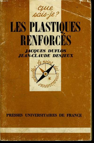 Que sais-je? N 1120 Les plastiques renforcs