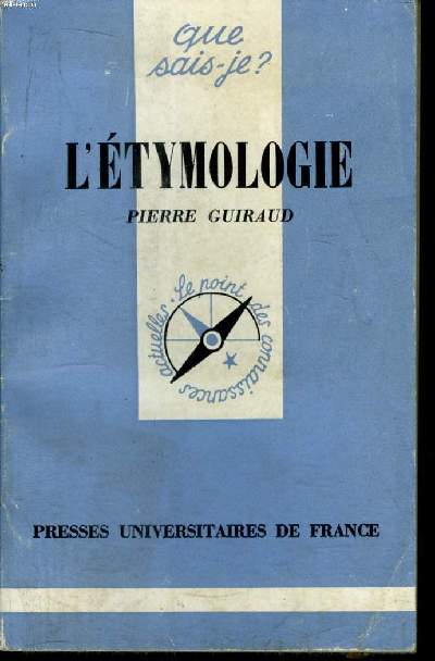 Que sais-je? N 1122 L'tymologie