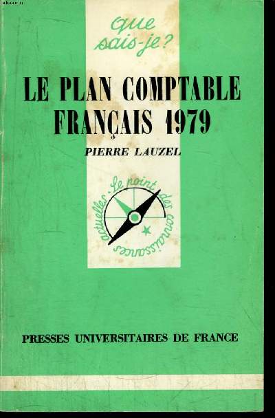 Que sais-je? N 1157 Le plan comptable franais 1979