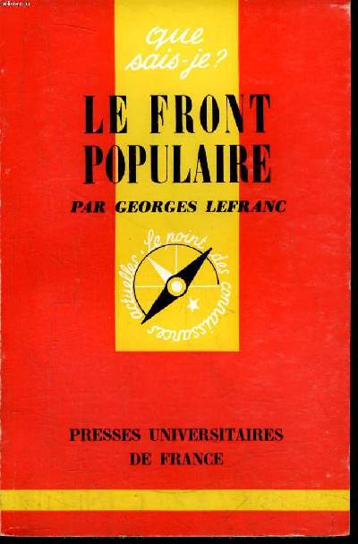 Que sais-je? N 1209 Le Front Populaire