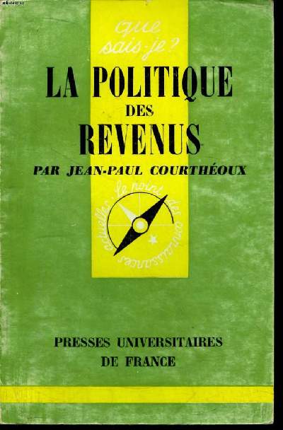 Que sais-je? N 1222 La politique des revenus