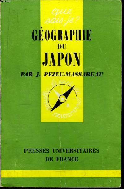 Que sais-je? N 1292 Gographie du Japon