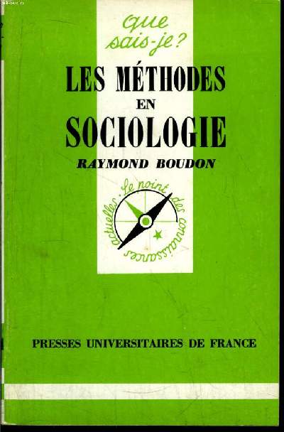 Que sais-je? N 1334 Les mthodes en sociologie