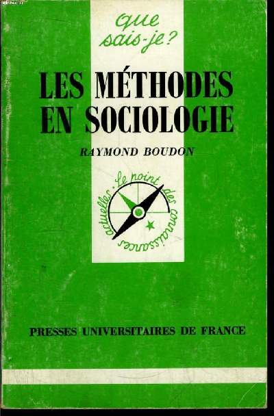 Que sais-je? N 1334 Les mthodes en sociologie