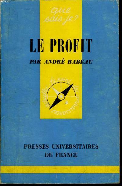 Que sais-je? N 1349 Le profit