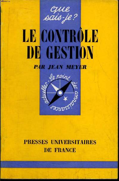 Que sais-je? N 1351 Le contrle de gestion