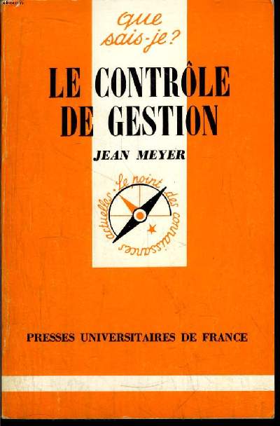 Que sais-je? N 1351 Le contrle de gestion