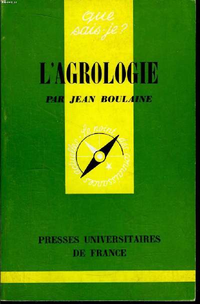 Que sais-je? N 1412 L'agrologie