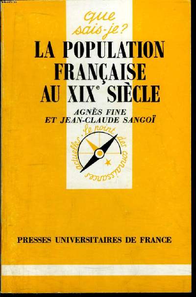 Que sais-je? N 1420 La population franaise au XIXe sicle