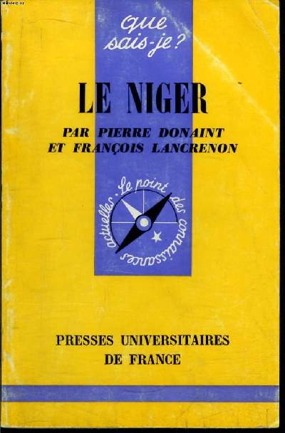 Que sais-je? N 1461 Le Niger