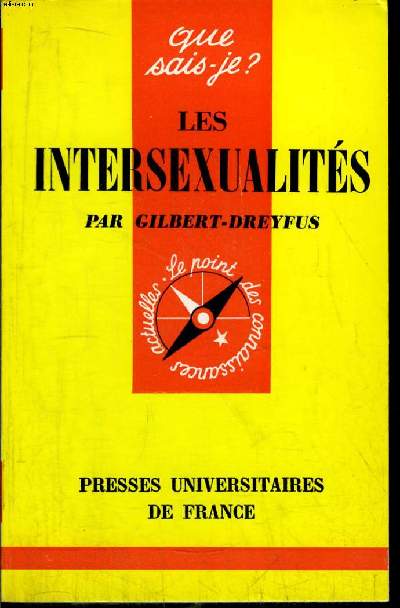 Que sais-je? N 1494 Les intersexualits