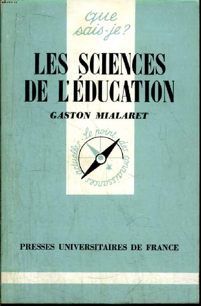 Que sais-je? N 1645 Les sciences de l'ducation