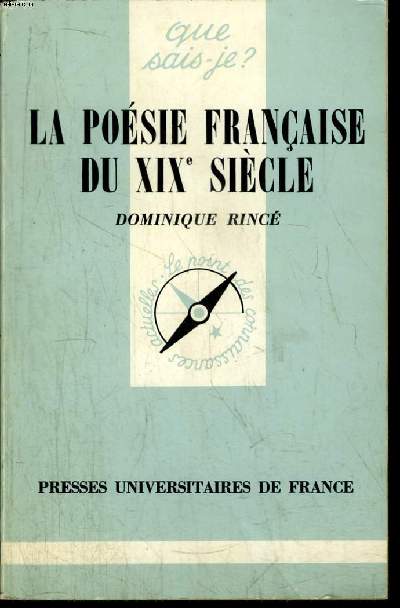 Que sais-je? N 1695 La posie franaise du XIXe sicle