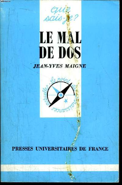 Que sais-je? N 1749 Le mal de dos